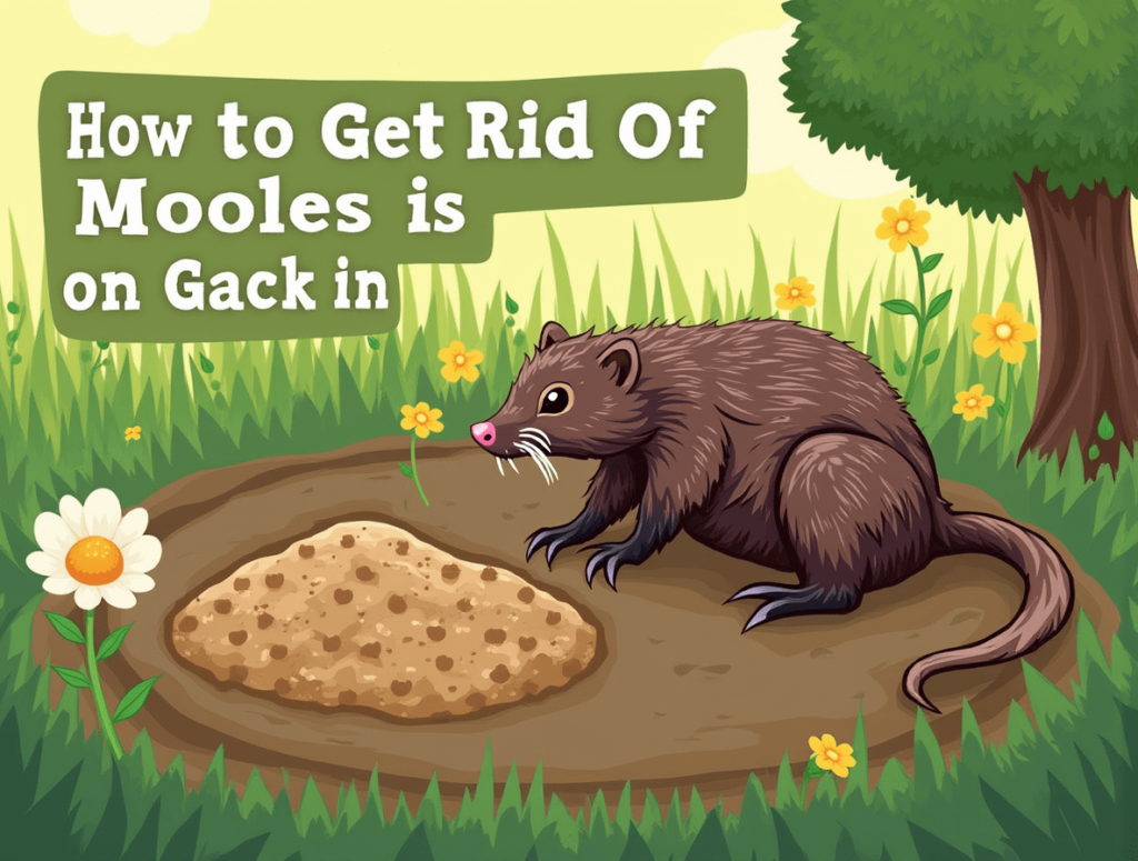 how to get rid of moles in garden